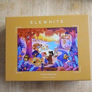 Elewhite Sunset Serenade Jigsaw Puzzle, 1000 Pieces